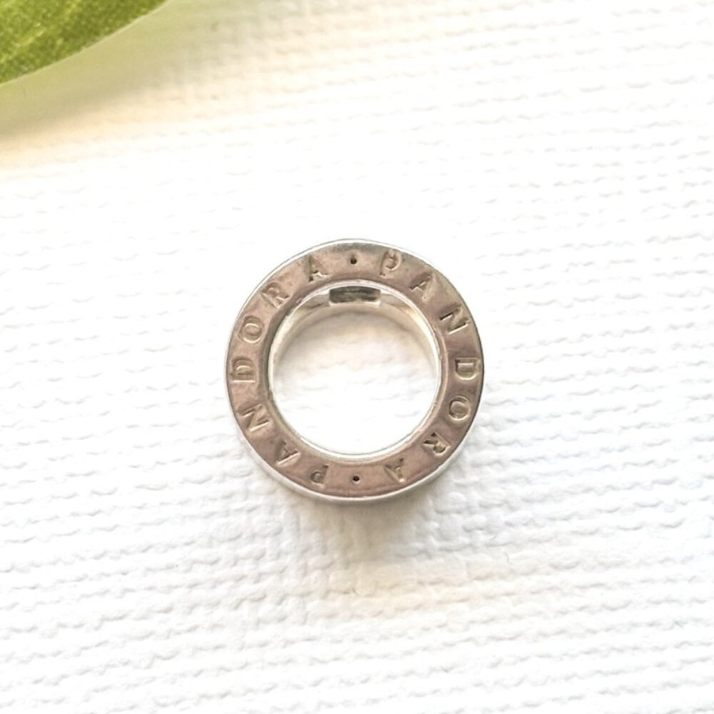 Genuine Pandora Reflexions Silver Circle Clip